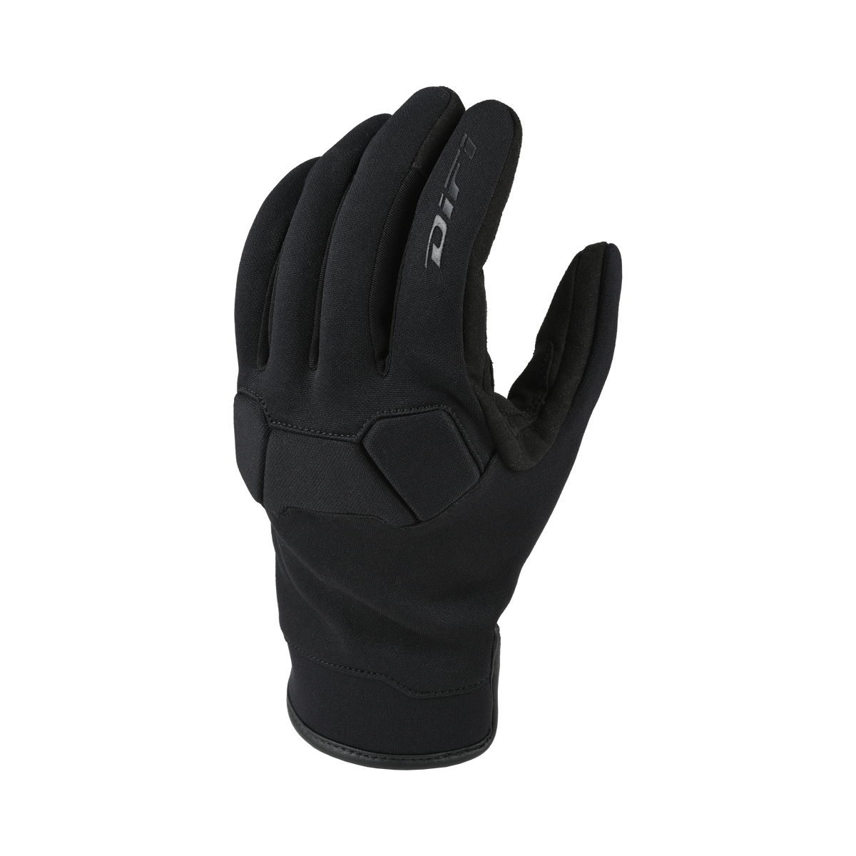 Guanto moto Difi Switch Kid nero per bambino, dorso con chiusura al polso