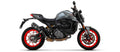 Terminale Indy Race alluminio Dark con fondello carby per Ducati Monster 937 2021/2024 - Arrow (71939AKN)