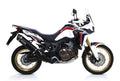 Terminale Maxi Race-Tech alluminio Dark con fondello carby per Honda Africa Twin CRF 1000 L 2016/2019 - Arrow (72621AKN)