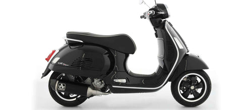 Arrow 53536AKN Terminale Urban Alluminio Dark Fondello Carbonio Omologato – Piaggio Vespa GTS 300 - Moon Bike - Vista 1
