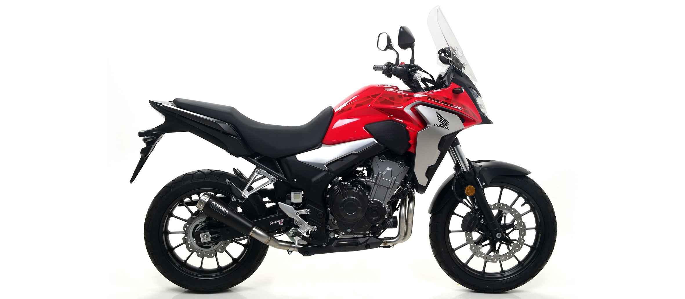 Terminale Pro-Race nichrom Dark per Honda CB 500 X 2019/2020 - Arrow (71896PRN)