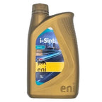 Flacone Eni i-Sint tech 0W-30 olio motore sintetico da 1 litro, vista fronte etichetta
