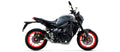 Terminale Works nichrom Dark con fondello carby per Yamaha MT-09 2021/2023 - Arrow (71932PKN)