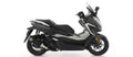 Terminale Urban alluminio Dark con fondello Dark per Honda FORZA 350 2021/2024 - Arrow (53538ANN)