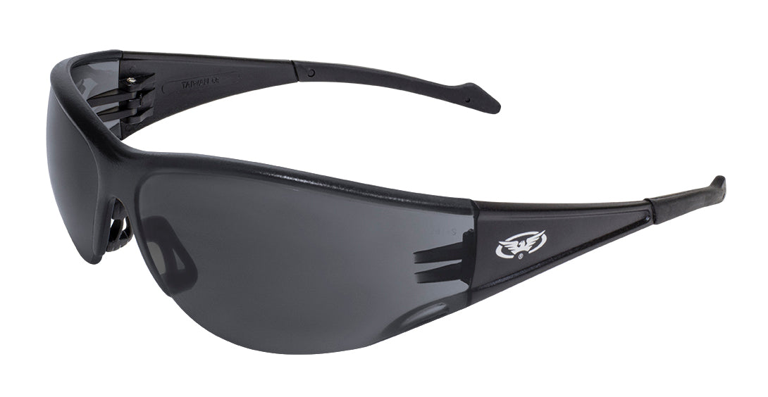 Global Vision Full Throttle con lente fumé, occhiale da moto ANSI Z87.1 UV400 per il pieno sole
