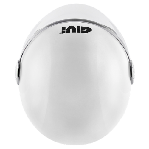Casco demi-jet Givi 10.7 EVO Bianco Lucido visto dall'alto