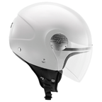 Casco demi-jet Givi 10.7 EVO Bianco Lucido visto dal lato destro