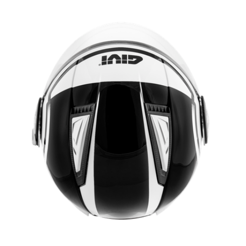 Givi 11.1 Air Jet-R Round H111FRDBW visto dall'alto, con le prese d'aria superiori