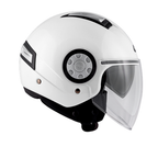 Givi 11.1 Air Jet-R Solid Color H111LB910 visto dall'altro lato, con la visiera lunga
