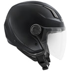 Givi 11.7 Solid Color H117BN900 casco demi-jet nero opaco – vista laterale opposta