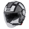 Givi 11.1 Air Jet-R Class Argento/Nero/Bianco - casco jet
