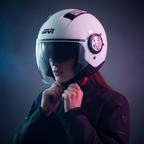 Givi 11.1 Air Bianco Lucido – Casco Jet ECE 22.05 - Moon Bike - Vista 11