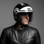 Givi 11.1 Air Jet-R Round Nero/Bianco – Casco Jet ECE 22.05 - Moon Bike - Vista 7