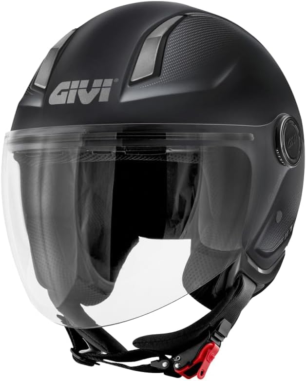 Givi 11.7B D-Jet Nero Opaco/Titanio - casco demi-jet