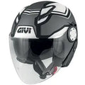 Givi 12.3 Stratos Shade Titanio/Nero/Bianco - casco jet