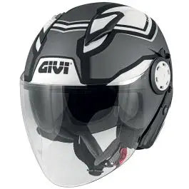 Givi 12.3 Stratos Shade Titanio/Nero/Bianco - casco jet