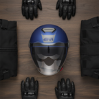 Givi 12.5B Jet Blu Opaco / Decal Grigia – Casco Jet ECE 22.06 - Moon Bike - Vista 6