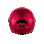 Givi 12.5B Jet Bordeaux metallizzato opaco - vista posteriore