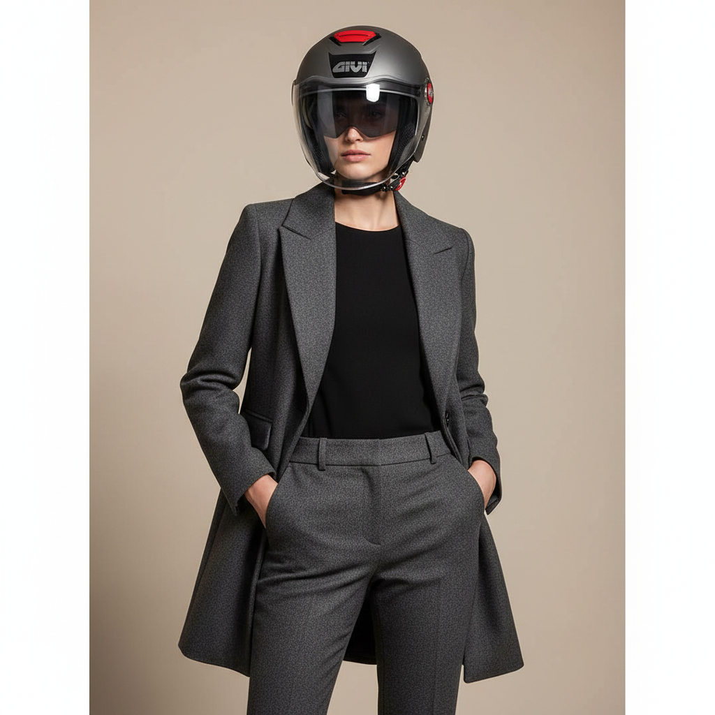 Givi 12.5B Jet Titanio Opaco – Casco Jet ECE 22.06 - Moon Bike - Vista 6