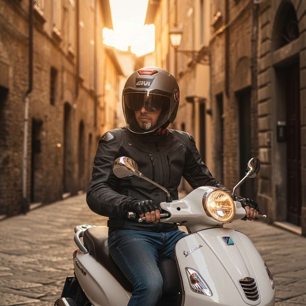 Givi 12.5B Jet Titanio Opaco – Casco Jet ECE 22.06 - Moon Bike - Vista 11