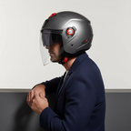 Givi 12.5B Jet Titanio Opaco – Casco Jet ECE 22.06 - Moon Bike - Vista 7