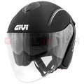 Givi 20.9 Fiberjet Gliese Nero Opaco - casco jet vista frontale
