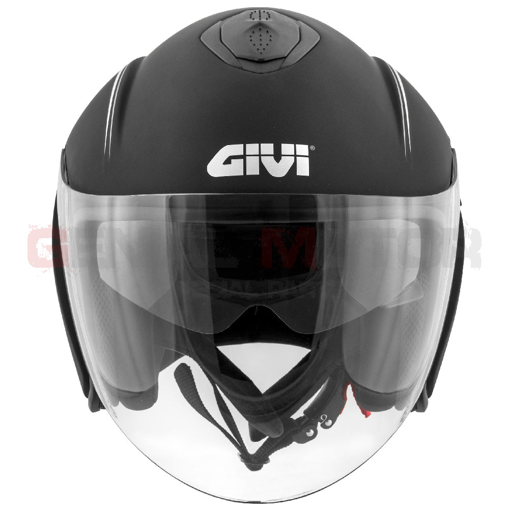 Givi 20.9 Fiberjet Gliese Nero Opaco - casco jet vista laterale