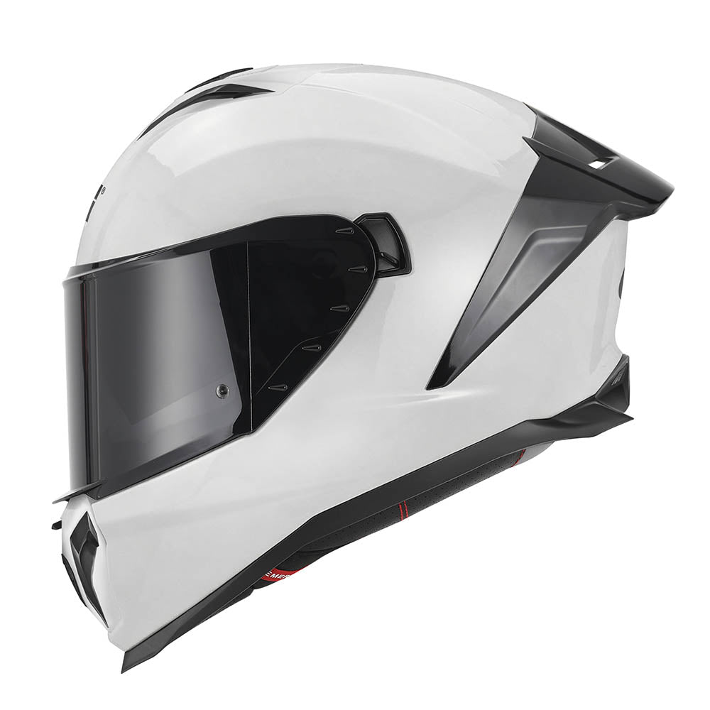 Givi 50.3 Solid Color H503BB910 casco integrale bianco lucido – vista laterale