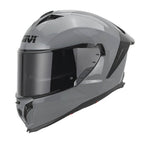 Givi 50.3 Solid Color H503BG767 casco integrale grigio lucido – vista di tre quarti anteriore