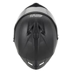 Givi 50.3 Solid Color H503BN900 casco integrale nero opaco – vista dall'alto