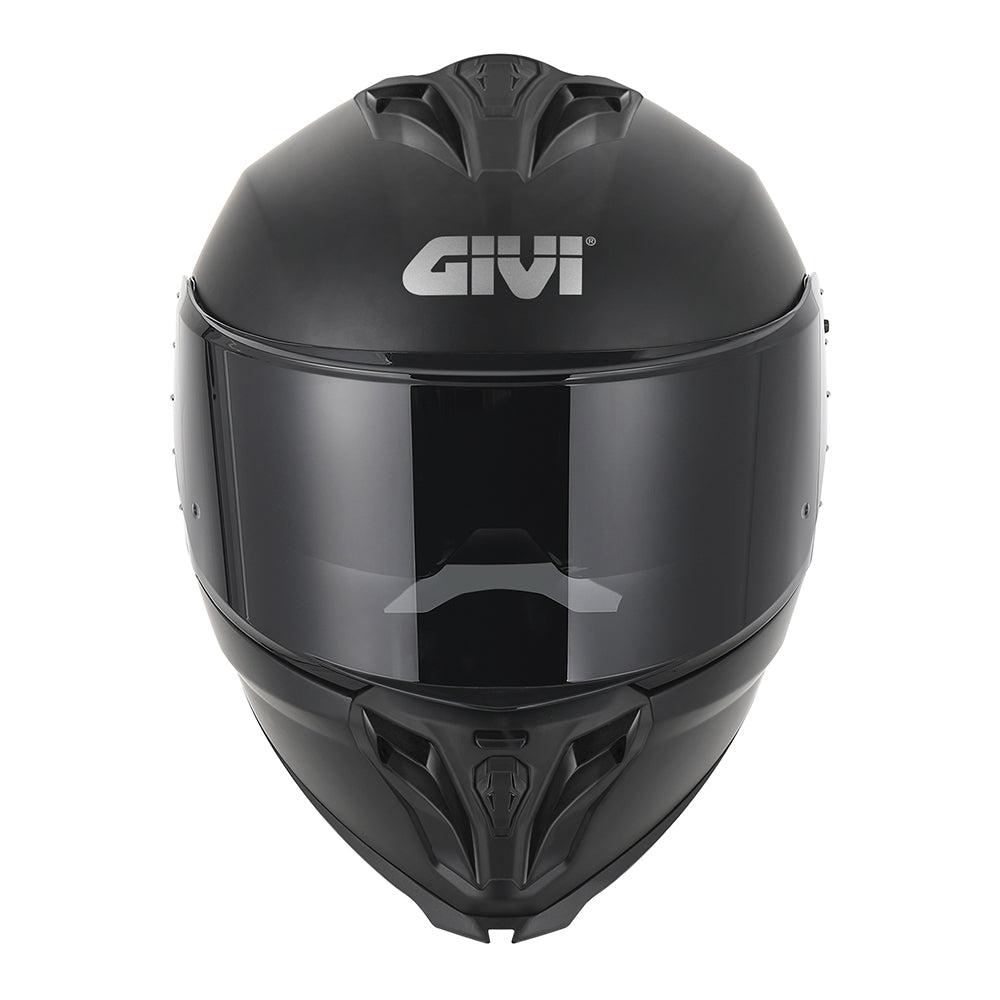 Givi 50.3 Solid Color H503BN900 casco integrale nero opaco – vista frontale
