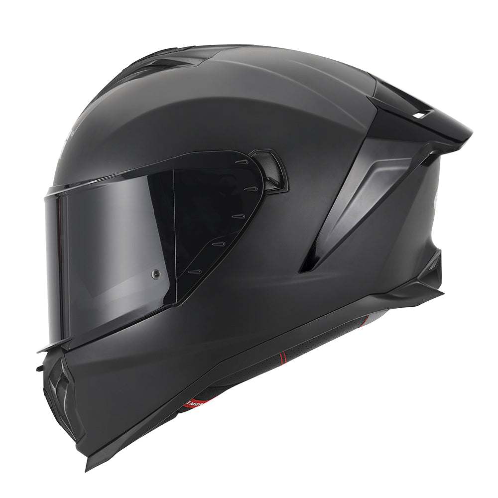 Givi 50.3 Solid Color H503BN900 casco integrale nero opaco – vista laterale