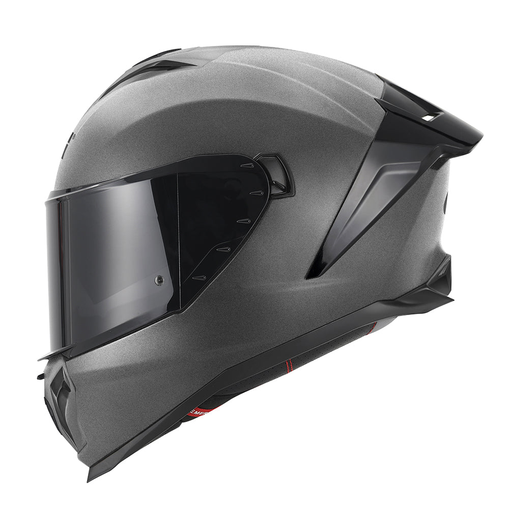 Givi 50.3 Solid Color H503BG768 casco integrale titanio opaco – vista laterale