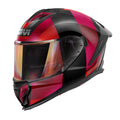 Givi 50.3 Vision H503FVNBR casco integrale bordeaux/nero/rosso/titanio – vista di tre quarti anteriore