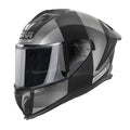 Givi 50.3 Vision H503FVNTS casco integrale nero opaco/titanio/argento – vista di tre quarti anteriore