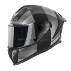 Givi 50.3 Vision H503FVNTS casco integrale nero opaco/titanio/argento – vista di tre quarti anteriore