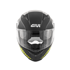 Givi 50.5 Tridion Magnus casco integrale nero opaco/giallo fluo H505FMGBY – vista frontale
