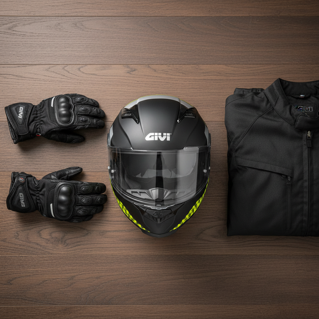 Givi 50.5 Tridion Magnus Nero Opaco/Giallo Neon – Casco Integrale ECE 22.05 - Moon Bike - Vista 9