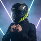 Givi 50.5 Tridion Magnus Nero Opaco/Giallo Neon – Casco Integrale ECE 22.05 - Moon Bike - Vista 13