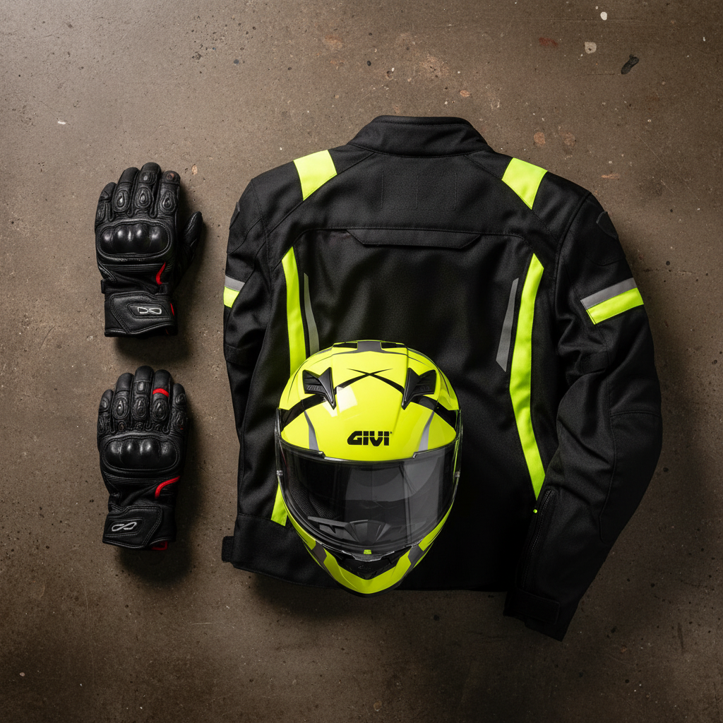 Givi 50.5 Tridion Vortix Nero/Giallo – Casco Integrale ECE 22.05 - Moon Bike - Vista 9