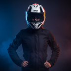 Givi 50.6 Stoccarda Perseus Bianco/Nero/Rosso – Casco Integrale ECE 22.05 - Moon Bike - Vista 9