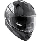 Givi 50.6 Stoccarda Perseus Nero Opaco Argento - casco integrale vista frontale