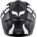 Givi 50.6 Stoccarda Perseus Nero Opaco Argento - vista posteriore