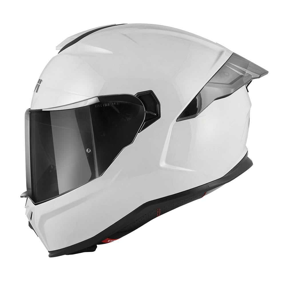 Givi 55.1 Solid Color H551BB910 casco integrale bianco lucido – vista laterale