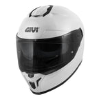 Givi 55.1 Solid Color H551BB910 casco integrale bianco lucido – vista di tre quarti anteriore