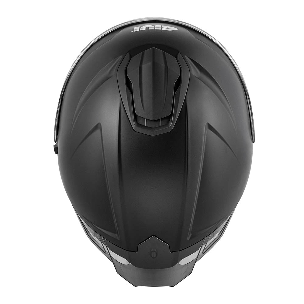 Givi 55.1 Solid Color H551BN900 casco integrale nero opaco – vista dall'alto