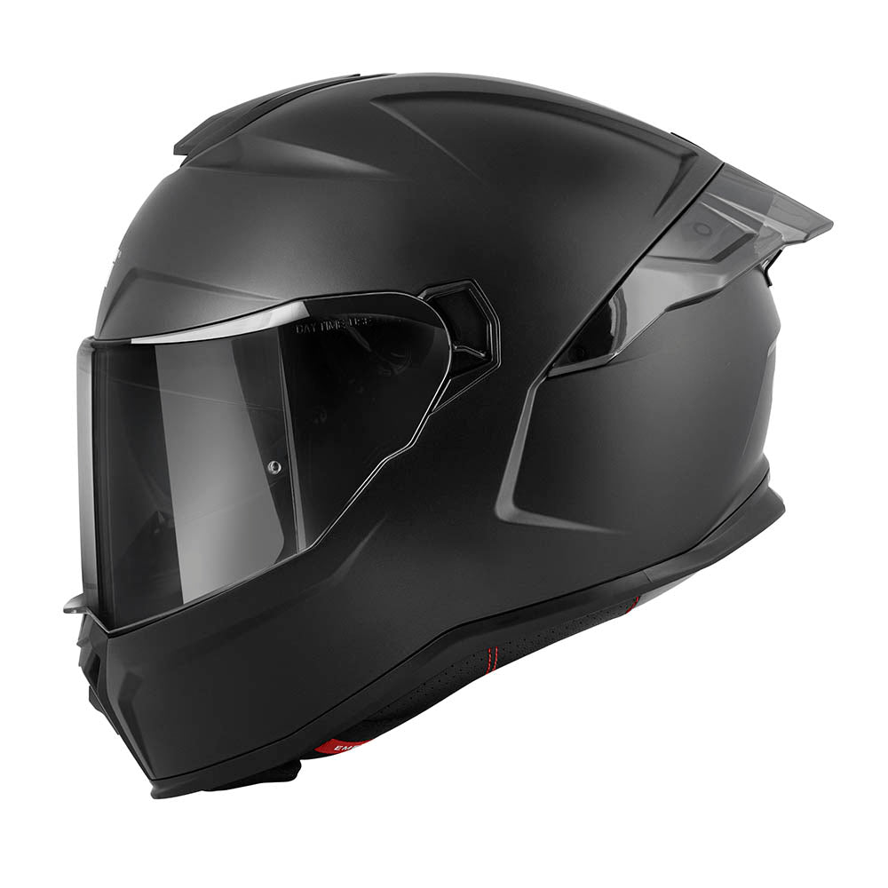 Givi 55.1 Solid Color H551BN900 casco integrale nero opaco – vista laterale