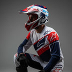 Givi 60.1 Fresh Cross Rosso/Blu/Bianco – Casco Integrale Off-Road ECE 22.06 Casco Cross - Moon Bike - Vista 12