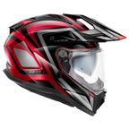 Givi 80.1 Apex H801FAXXB casco integrale bordeaux/titanio/rosso/nero – vista laterale opposta