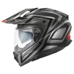 Givi 80.1 Apex H801FAXBR casco integrale nero opaco/titanio/rosso – vista laterale